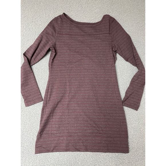 Carve design Stretch‎ Knit Dress Long Sleeve Women Size Sm small maroon purple - Picture 1 of 7